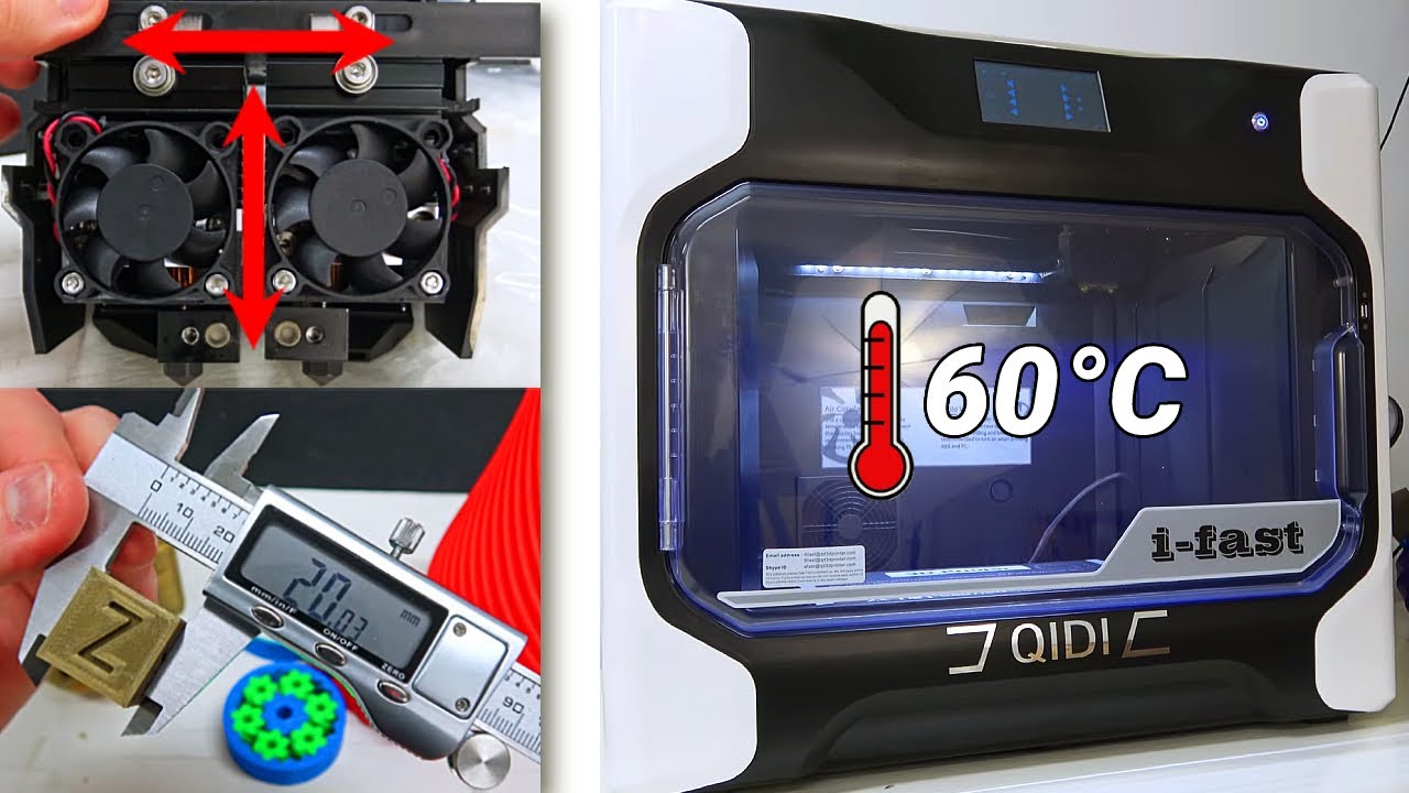 Une imprimante 3D idéale pour petite entreprise? Premiers tests avec la Qidi Tech i-Fast!