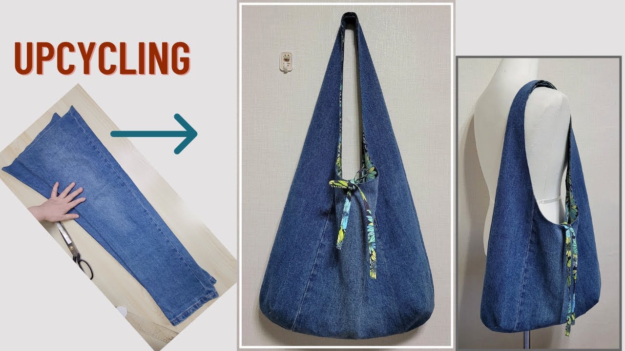 Sewing Patterns for Bags, Sewing Pattern for Denim Purse, Recycled Denim  Purse Tutorial, Sewing Idea for Old Jeans, Jean Bag Pattern - Etsy