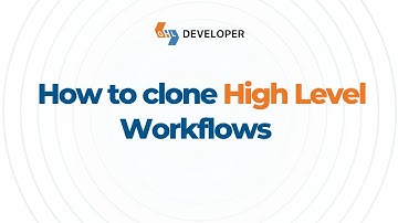 How to Clone GoHighLevel Workflows | GoHighLevel Tutorial