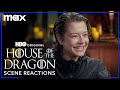 Emma D&#39;Arcy &amp; Olivia Cooke React To House of the Dragon Scenes | House of the Dragon | Max