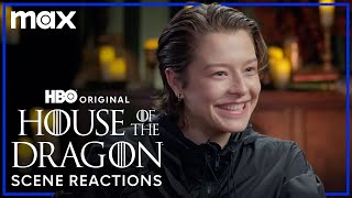 Emma D&#39;Arcy &amp; Olivia Cooke React To House of the Dragon Scenes | House of the Dragon | Max