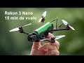 Rekon 3 - Micro drone de largo alcance | 15 min de vuelo
