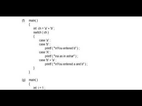 assignment 4 for mid exams switch case in C - YouTube