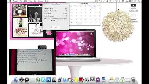 Blackberry Tour Tethering to Mac
