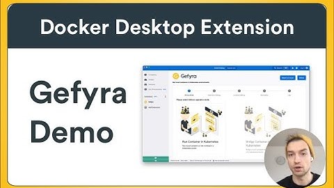 Docker Desktop Extension - Gefyra Demo