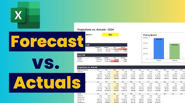 Forecast vs. Actuals Dashboard in Excel