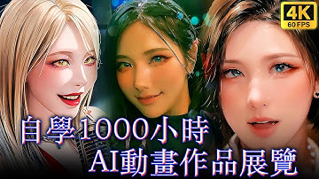 自學1000小時AI動畫作品展覽，初中高級AI動畫全分析 (4K60FPS) | AI劃時代 | AI工作流 | AI創作免費攻略下載 | 1v1免費咨詢 | 遊戲思維 | 遊戲製作