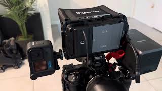 My Nikon, Smallrig & GoPro Camera Rig.  #Nikon #smallrig #GoPro #shorts #photography #camera #