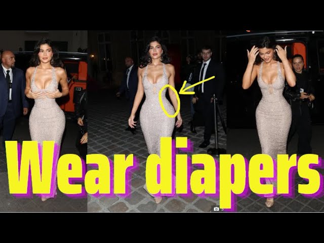 Kylie Jenner accidentally revealed that she was wearing a diaper under her  dress, making fans cringe 