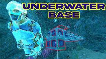 Building My HIDDEN Underwater Base - ARK