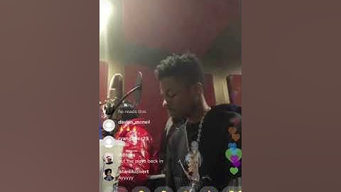 Pierre Bourne in the studio