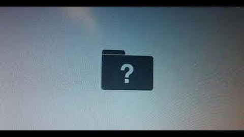 MacBook Pro 2009 blinking question mark MiFix