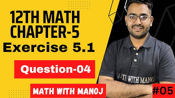Class 12 Ex 5.1 Q4 Math | Continuity |Chapter 5 |Q4 Ex 5.1 Class 12 Math Ex 5.1 Q4 Class 12 Math