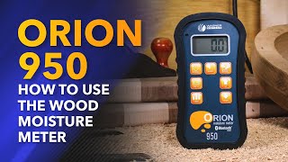 How to Use a Pinless Wood Moisture Meter [Orion 950]