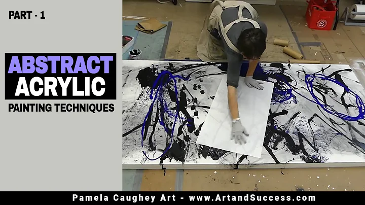 047 - Pamela Caughey - ABSTRACT Acrylic PAINTING T...