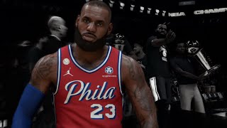 The LeBron James 76ers Simulation