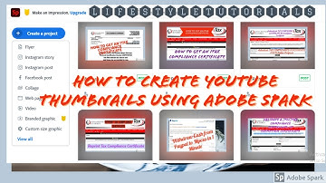 How To Create YouTube Thumbnails Using Adobe Spark [Thumbnail Editor Using SparkAdope Tutorial 2023]
