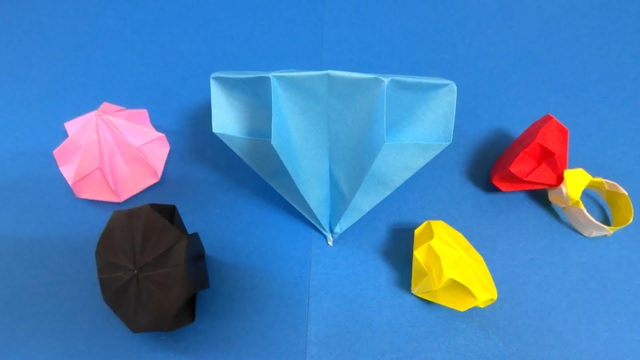 折り紙 ダイヤモンド Origami Diamond Youtube