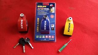 SOLEX ล็อคดิสกันขโมย Alarm Disc Lock No.9070