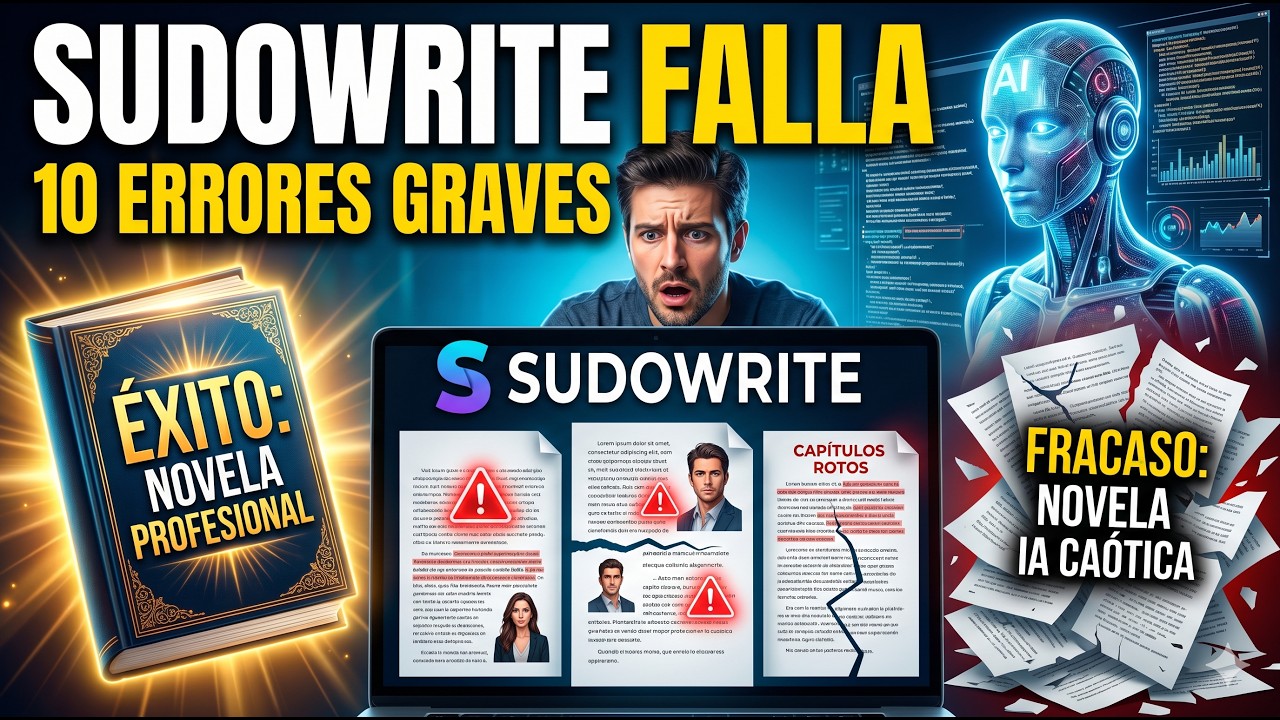 Errores de Sudowrite que Están Arruinando tus Novelas (Y Cómo Solucionarlos)