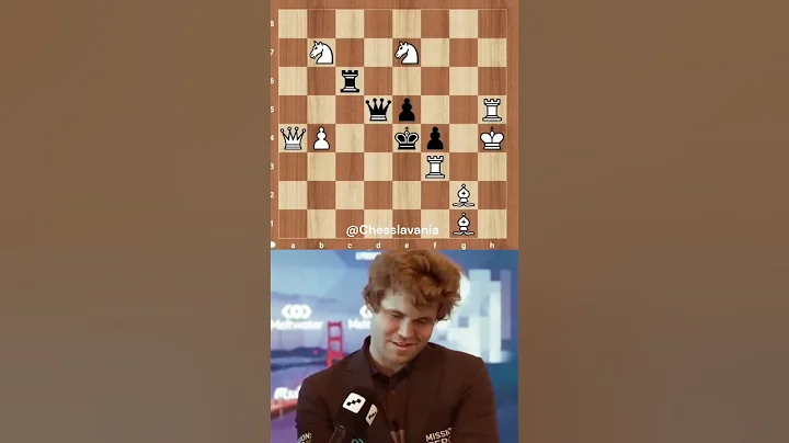 Magnus solves hardest Mate in 2 #chess #levyrozman
