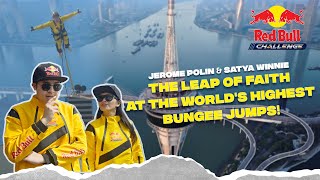 Red Bull Challenge: The World's Highest Bungee Jump at Macau Tower feat Jerome Polin & Satya Winnie