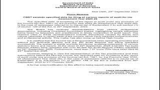 Tax Audit Report Due Date