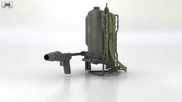 M2 Flamethrower 3D model by 3DModels.org
