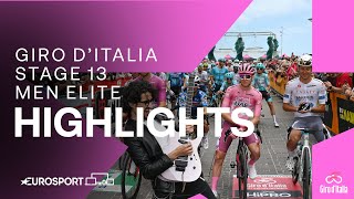 BETTER, FASTER, STRONGER! 💪 | Giro D'Italia Stage 13 Race Highlights | Eurosport Cycling