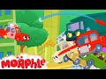The Vehicle Bandits | My Magic Pet Morphle | Morphle 2D | Full Episodes | Cartoons for Kids