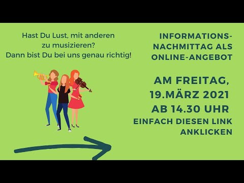 Live-Informationsnachmittag zu den Musikklassen