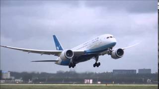 First commercial B787 Xiamen Airlines takeoff_Ams Schiphol