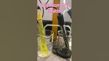 Potentiometric Titration using quinhydrone electrode.