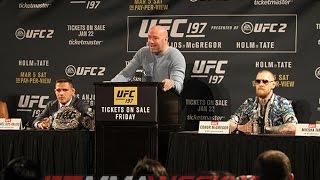 UFC 197: dos Anjos vs. McGregor Press Conference (FULL)