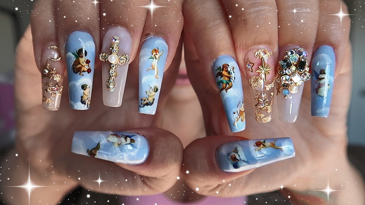 Angel Nail Art Ideas - wide 2