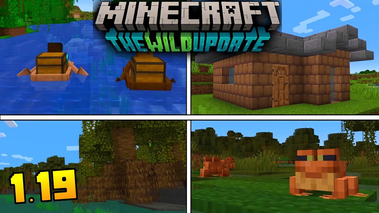 ATUALIZAÇÃO DO MINECRAFT PE 1.19 - MINECRAFT THE WILD UPDATE - YouTube