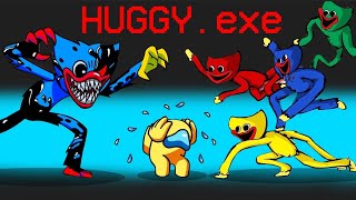 Desbloqueando a HUGGY WUGGY.EXE en Among Us 🔴🖐️🟢(Poppy Playtime Impostor)