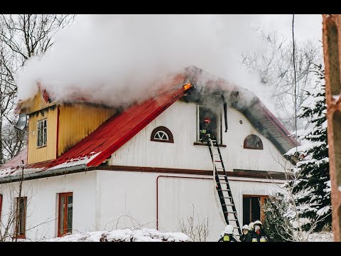 Kisielówka. Pożar budynku mieszkalnego