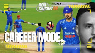 Debut Real Cricket 24 Career Mode | 1st T20 India vs Afghanistan - No Hardik Pandya RC24 screenshot 5