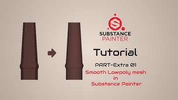 smooth mesh in substance painter | export smooth model from Autodesk Maya to substance painter