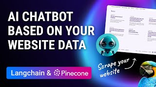 AI chatbot based on custom website data using Langchain, Pinecone and OpenAI