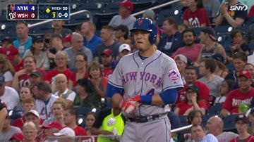 NYM@WSH: Flores rips a two-run single to left-center