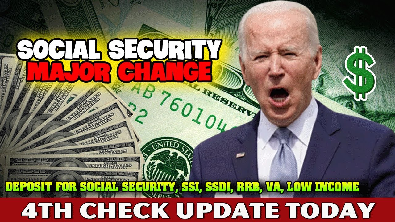 SOCIAL SECURITY MAJOR CHANGE Stimulus Check 4th Update Today July