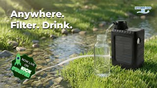 Now on Kickstarter: Hydrrogo D1 - Portable Water Purifier For Outdoor Adventures