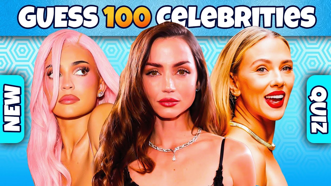Guess the Celebrity in 3 Seconds 🧠100 Famous People Part 2