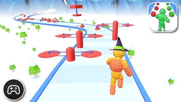 Rope Man Run - Gameplay Walkthrough Part 73 - Casual Game Levels To Play (iOS, Android)