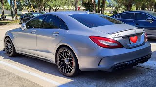900+HP CLS63 S AMG Brutal acceleration,  revs, sound check, Turbo whistle