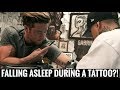 I FELL ASLEEP GETTING A TATTOO!?