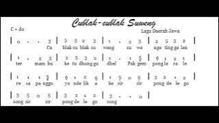 Cublak-cublak Suweng - Karaoke Tembang Dolanan || Karaoke   Sampel Vocal