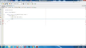 Java the complete Reference Ninth Edition (Chapter 3) Example (16) Multidimensional Arrays Matrix